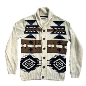 Urban Pipeline Cardigan sweater Button Up Long Sleeve Aztec Grandpa Mens S